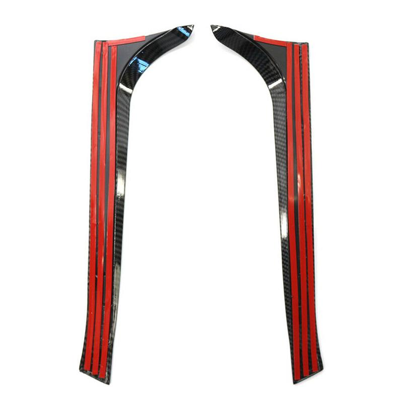 Car Rear Window Side Splitter Trunk Diffuser Canards Spoiler Decorative Plastic For VW Golf 6 MK6 2008-2012 Exterior Decorative Parts