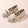 Breathable One Foot Perforated Women's Summer Toe Cap Anti Slip Single Shoe Mesh Sandals