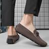 Scarpe Casual da Uomo in Pelle Mocassini Leggeri Slip-on Comodi Scarpe da Guida