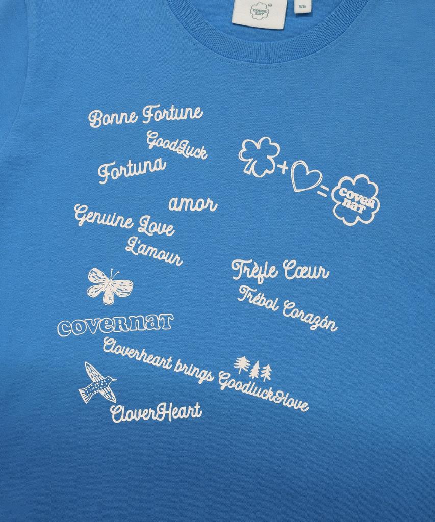 COVERNAT WOMAN Gradient T-Shirt Blue