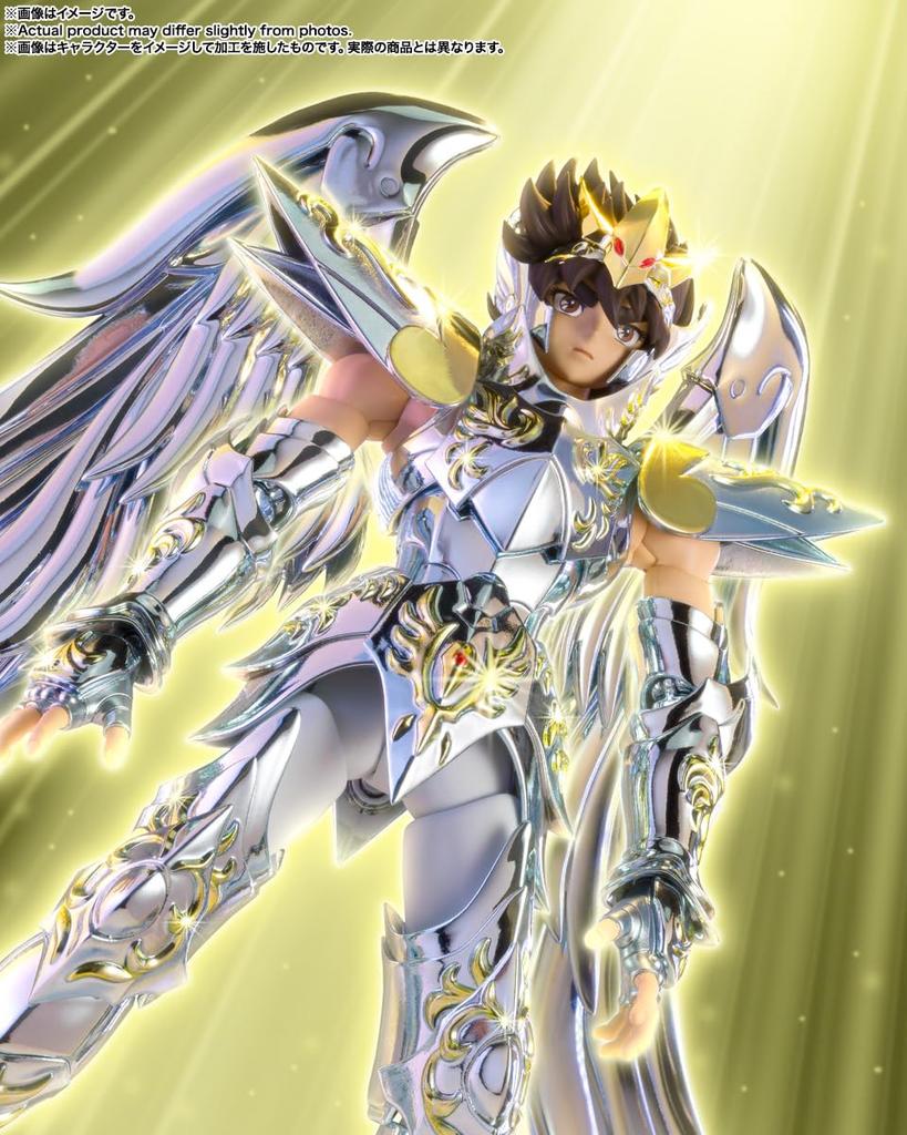 TAMASHII NATIONS Saint Seiya Myth Cloth EX Saint Seiya Pegasus Seiya Approximately 170mm PVC ABS Diecast Painted Movable Figure (God Cloth) & &