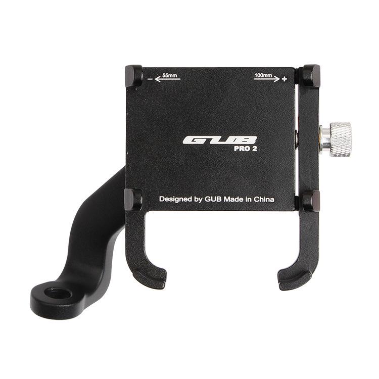GUB PRO2 Rotating Aluminum Phone Holder for Motorcycles  Scooters One Size
