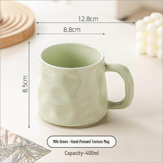 Ceramic Underglaze Breakfast Mug for Home or Office