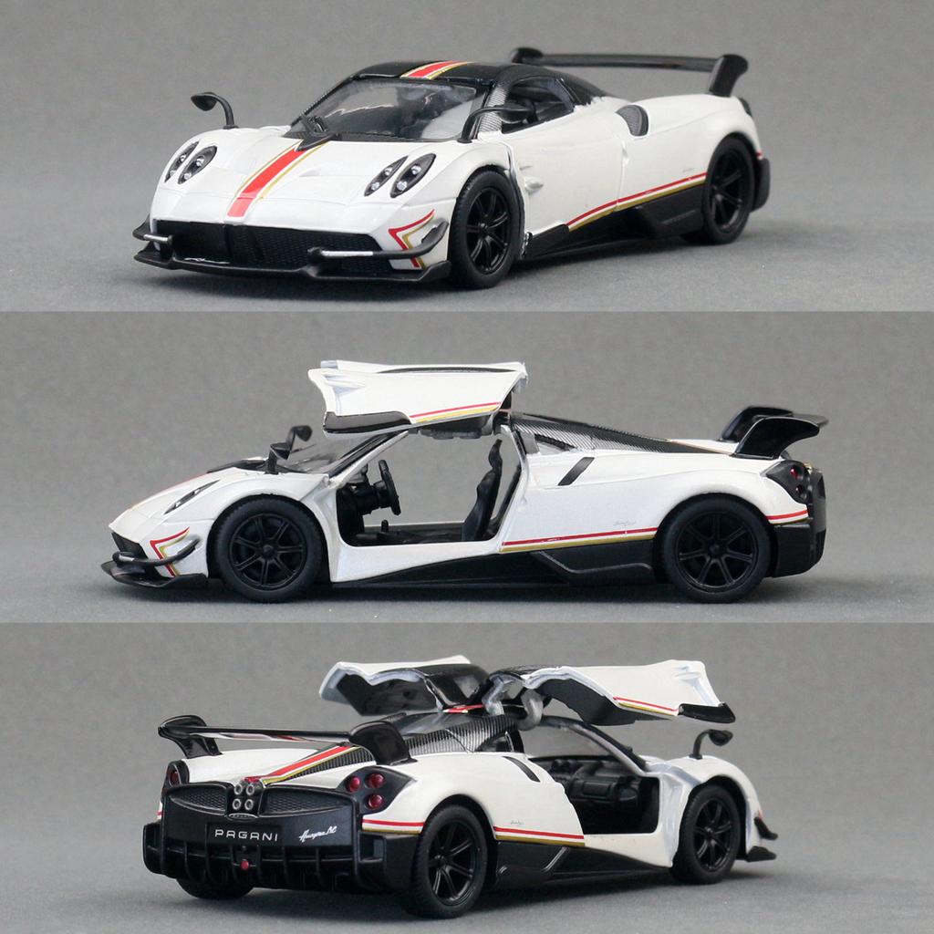 1/38 Pagani Huayra BC Alloy Sports Model Diecasts Metal Track Racing Vehicles Car Model High Simulation Collection Kids Toy Gift