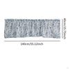 Half Curtain Rod Pocket Curtains Rustic Floral Pattern Farmhouse Valance Drapes for Home Bedroom