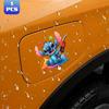 Temu Xiyin Cute Cartoon Stitch Oil Cap Car Sticker - Perfect for Car Decoration