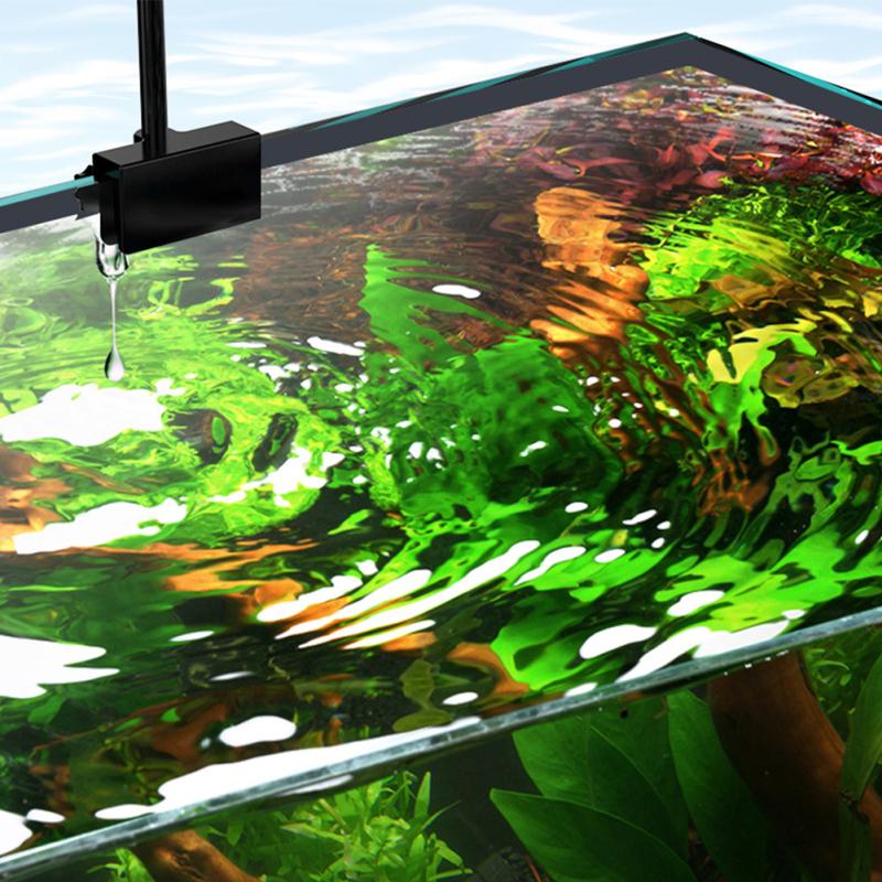 LED-Aquarienlicht, zum Anklipsen, mit einstellbarer Helligkeit, 360° drehbar, Vollspektrum