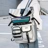 Schoolbag trendy brand reflective backpack large capacity tooling wind computer bag sports waterproof travel bag college student high school bag