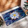 Tappeto in Velluto di Cristallo con Stampa del Leicester City Football, Comodo Assorbente d'Acqua Antiscivolo Tappeto per Pavimenti Interni