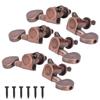 Copper Color Guitar Locking Tuners 3 Left 3 Right Guitar Head Knobs  Guitar Replacement