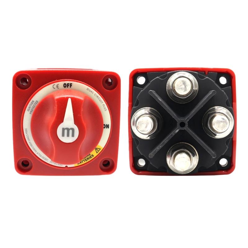 2/3/4-Position M-Serie Schalter Trennschalter Einzel-Doppel Ein/Aus Marine 12-48V 300A Schalter