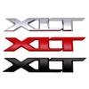 1Pc 3D Metal Chrome Red Black Logo XLT Emblem Car Badge Rear Trunk Decal For RANGER XLT Stikcer Accessories