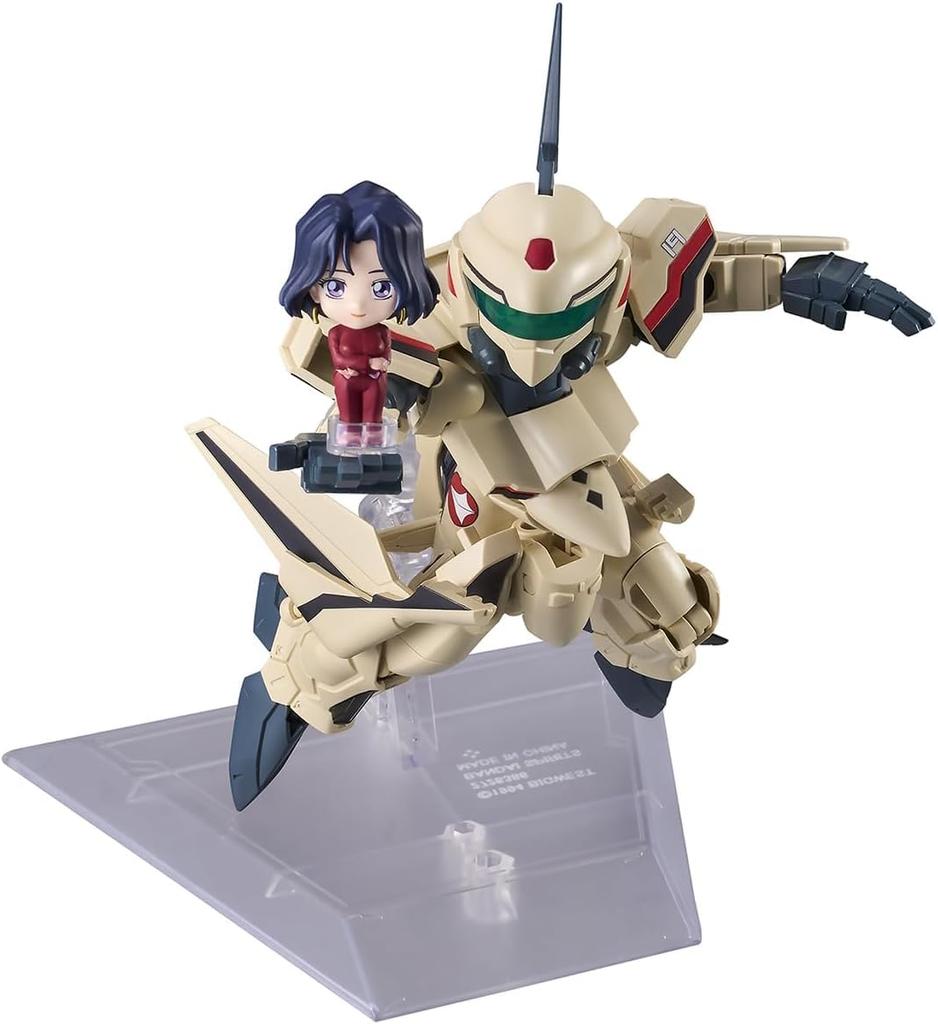 TAMASHII NATIONS TINY SESSION Macross Plus Dyson with Myun Fan Loan 110mm Painted Movable Figure YF-19 (Isamu Machine) Approx. PVC&ABS