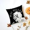 Fashion Handsom Charming MMac MillerS Cushion Cover Washable Linen Pillowcase Soft  for Daily Sofa Bed Home Room Decor