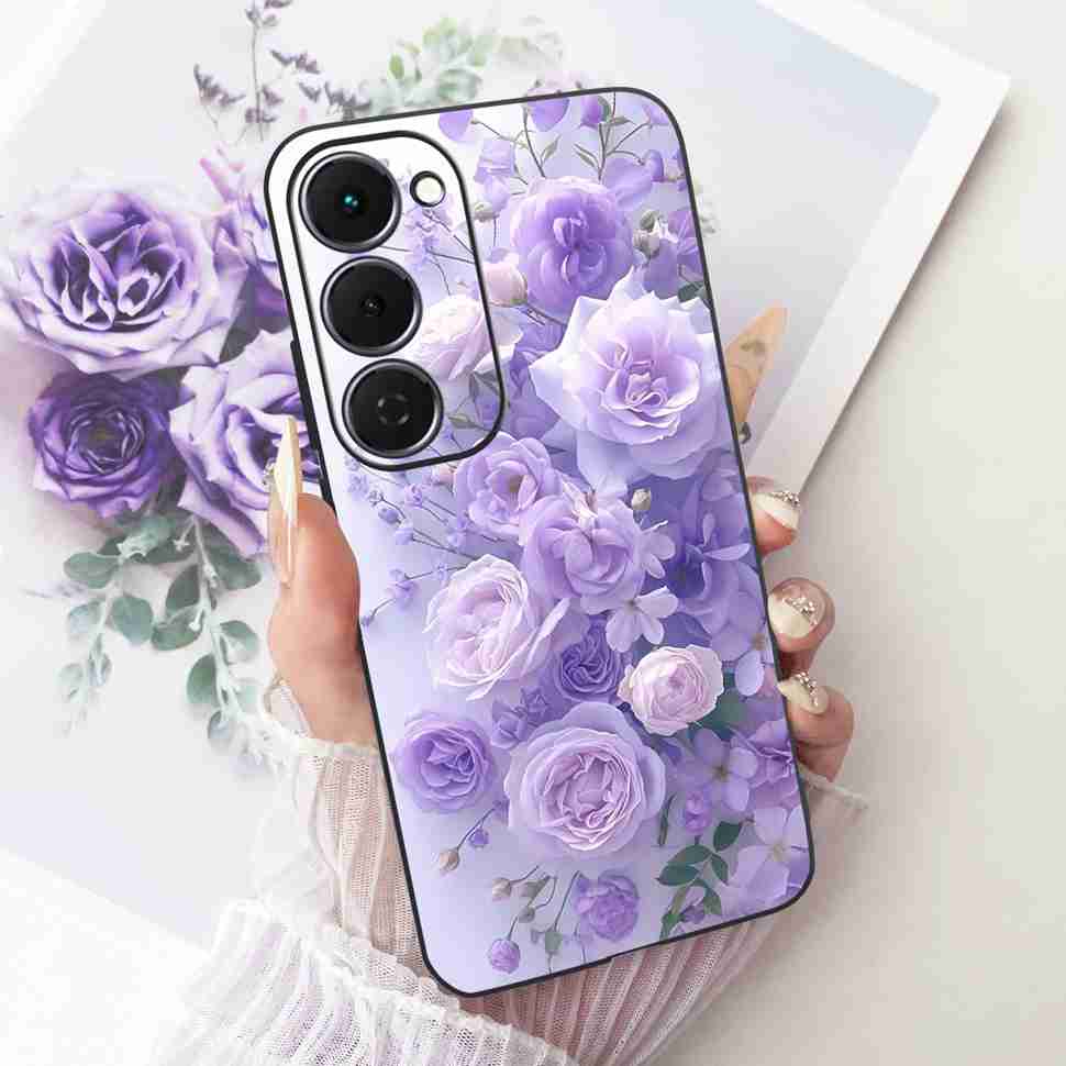 For Tecno Spark 40 Pro+ 4G Case KM7 Stylish Cartoon Painting Silicone TPU Back Cover For Tecno Spark 40 Pro+ Plus 4G Phone Cases