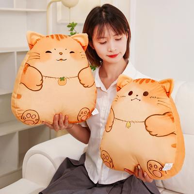 Fat Cat Throw Pillow Plush Toy Doll Home Sofa Pillow Cushion Girl Soothing Doll