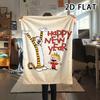 1Pc Calvin and Hobbes Print Flannel Blanket, High quality Comfortable for All Seasons, Home Decor, Warmth and Comfort, Perfect for Christmas Gifts