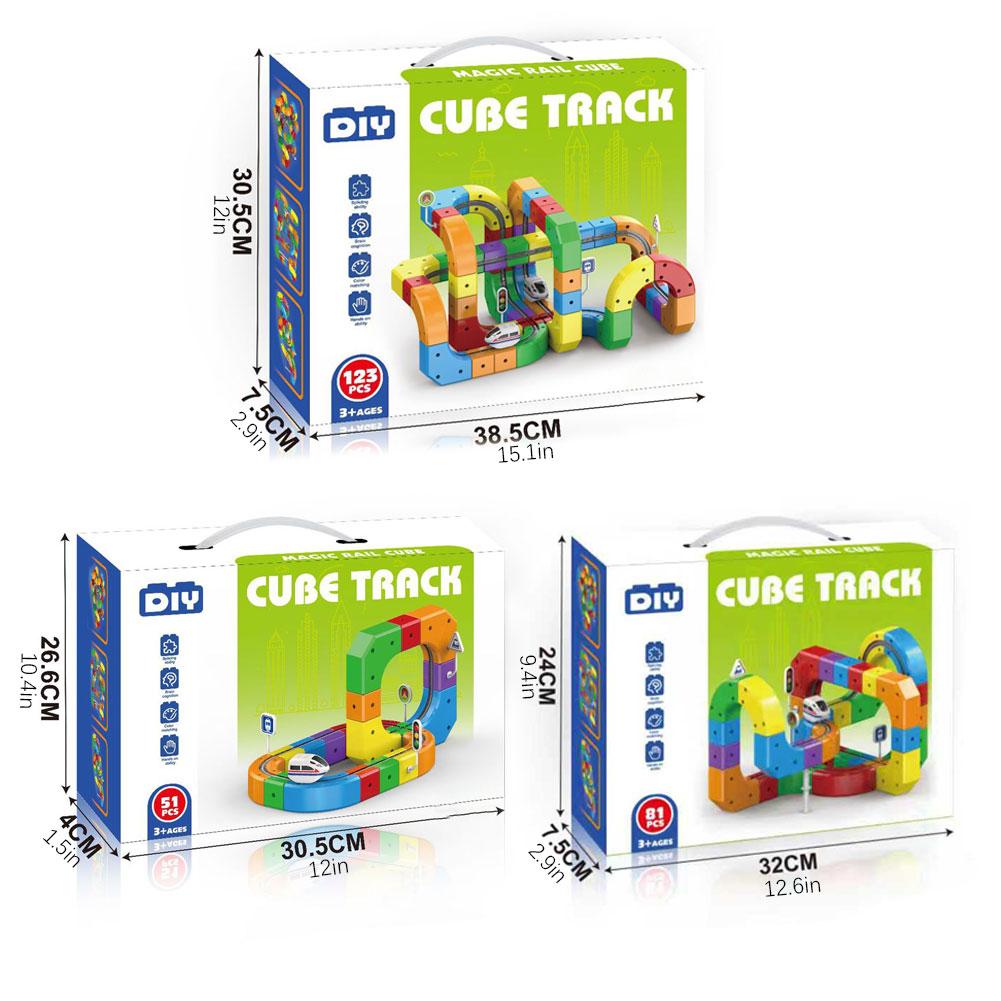 Electric Trains Set,DIY Smart Puzzle Trains Toy For Children,Advanced Modulars 3D Clip-Fit System For Toddlers 3-5 Building Toy