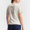 Fila Cycling Classic Logo Design Fashion Short Sleeve T-Shirt Women T-Shirts Light-Khaki A11W528108F-LK