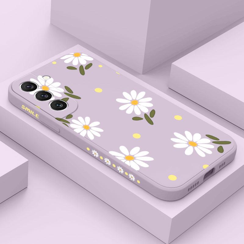 Beautiful Daisy Phone Case For Samsung Galaxy A17 A57 A37 A07 A56 A36 A26 A16 A06 Silicone Cover