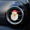 Medium-sized New Santa Claus Christmas Tree Reindeer Snowman Car Perfume Decoration Clip Car Air Conditioner Air Outlet