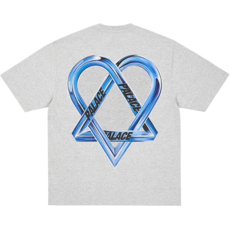 

Palace Tri-Gram T-Shirt Grey Marl Unisex Tops P29TS090 XL