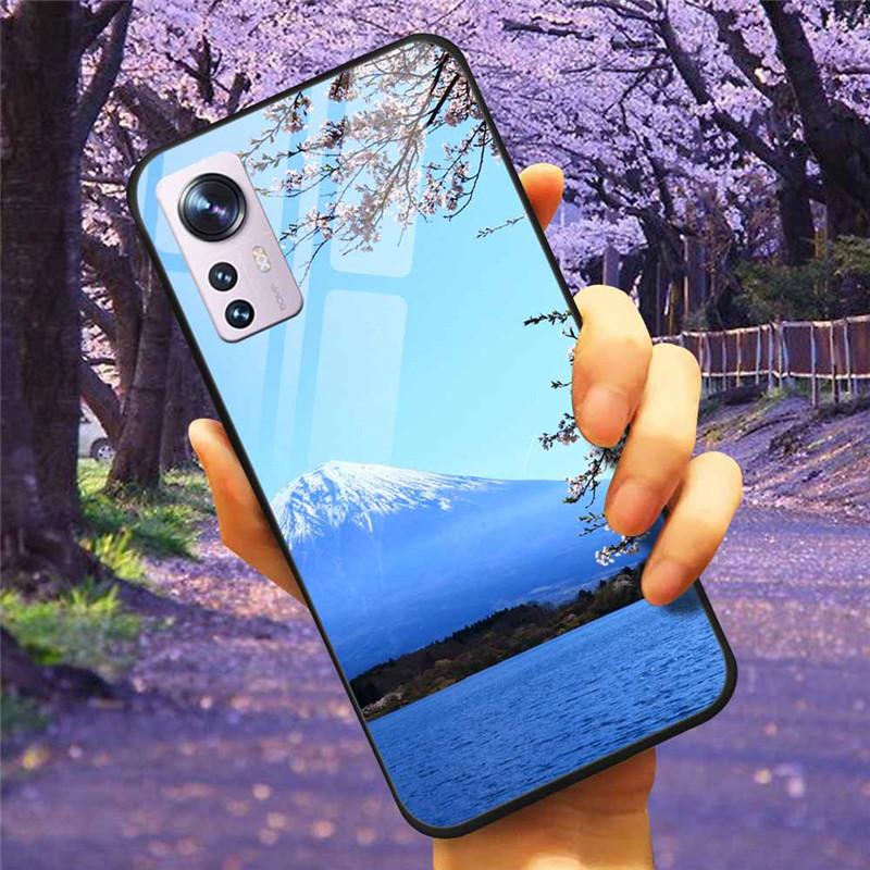 For Xiaomi 12T / 13T Case Tempered Glass SPACE Marble Luxury Hard Back Cover for Xiaomi 13T Pro / 12TPro Bumper for Xiaomi13T