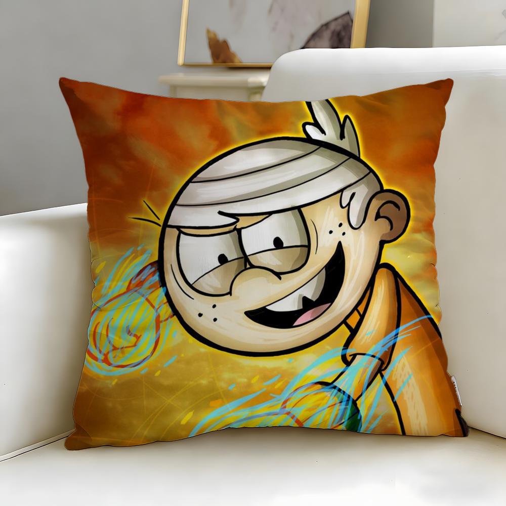 Husa de pernă populară de desene animate The Loud House – Moale și Ușor de Spălat – Versatilă pentru Canapea, Pat, Călătorie și Birou