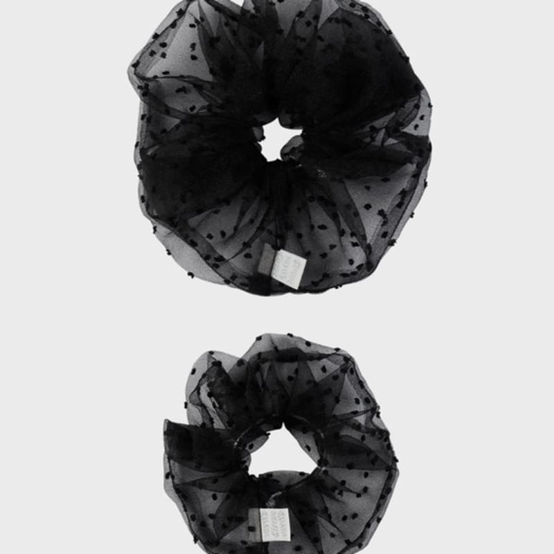 

Набор скранчи из органзы с пузырьками Eireve (ЧЕРНЫЙ/2 ШТ.) black