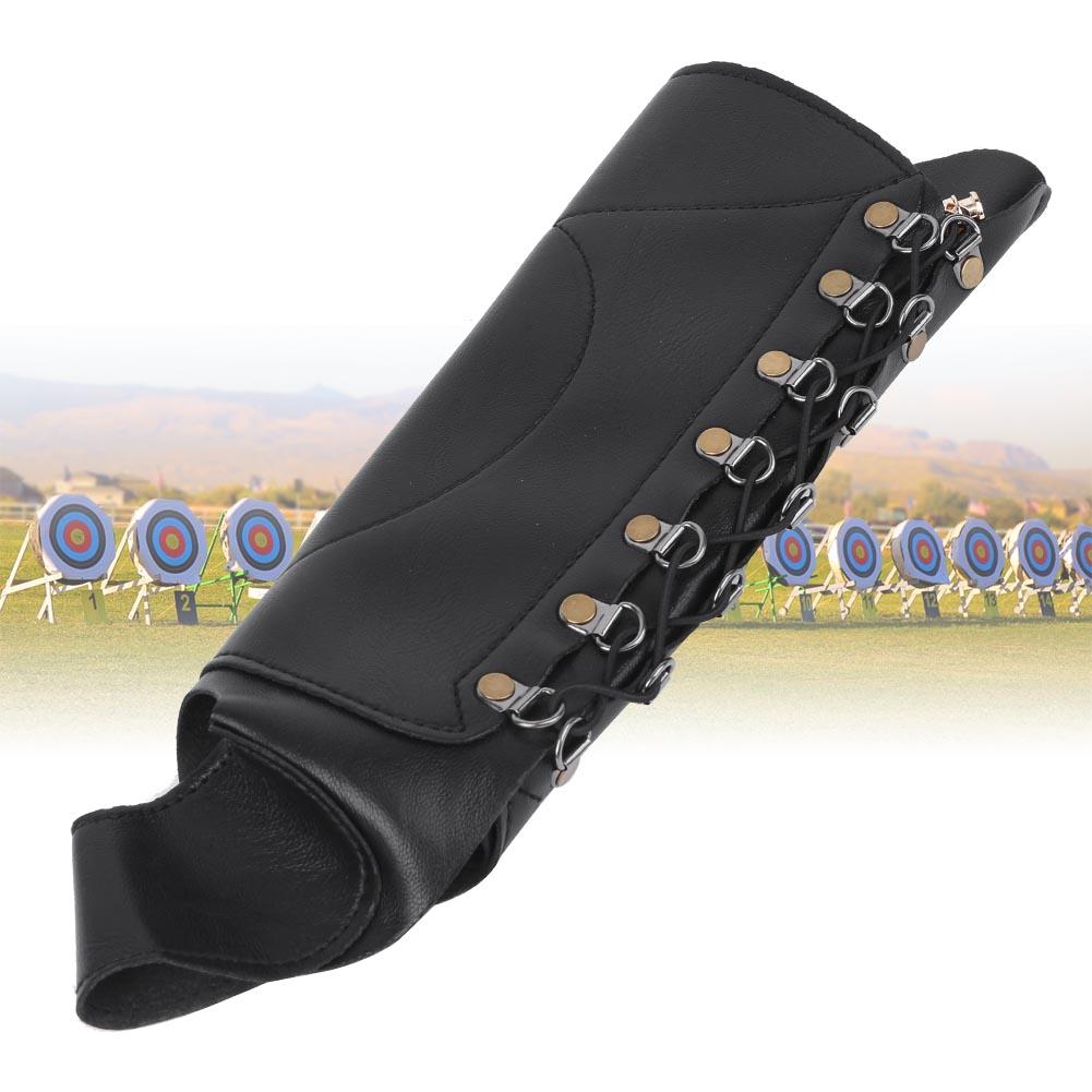 Two Generation Arm Guard Armband Outdoor Bow Shooting General Protecting AccessoriesBlack