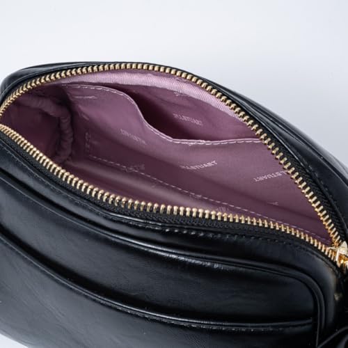 JILL STUART Pecot Shoulder Bag, Women's, Ribbon Design, Feminine, Vintage Style, JSLH5ES1, Black