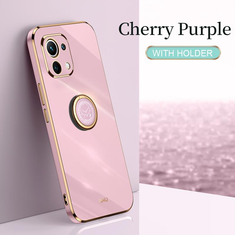 Plating Frame Phone Case On For Xiaomi Mi 11 Lite 5g NE Xiaomi11 4g 11lite 11i Mi11 I Luxury Soft Silicone Back Cover