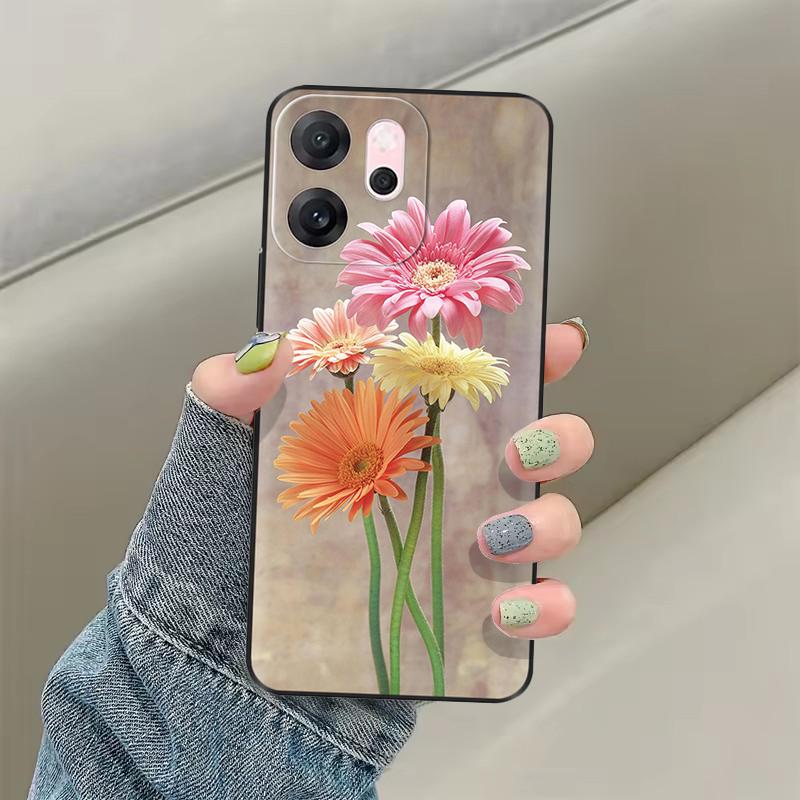 Per OPPO Reno14 F Custodia CPH2743 Cover Morbida in Silicone Gatto Carino Dipinto Protezione Fundas Per OPPO Reno 14F Reno14F Cover Posteriore Borse