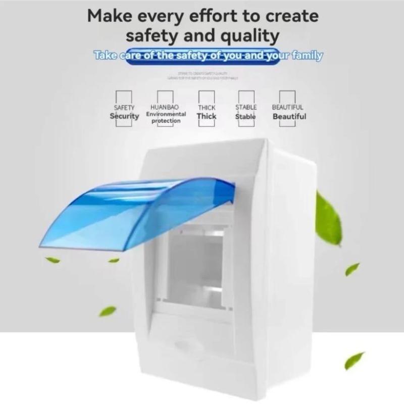 2-16 Ways Electric Box Cover Outdoor Waterproof Loop Distribution Box For Circuit Breaker Panel Case