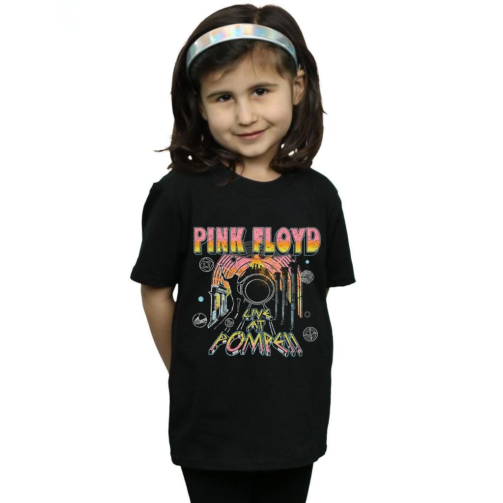 Pink Floyd Girls Live At Pompeii Cotton T-Shirt