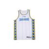 Li Ning CBA Series Letter Print Competition Basketball Jersey 23-24 Season Beijing Team League Edition Blank Version Men Jersey White AAYT847-1