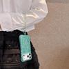 Glitter 3-in-1 Phone Case with Beaded Chain for iPhone 15 14 13 Pro Max TPU+PC Shockproof Cover