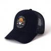 Fresh Latest Brand New Air Permeable Ventilated Mesh Hat Stetson Wolf Head Poker Truck Hat Outdoor Sports Sunshade Hat Street Hiphop Hat Unisex
