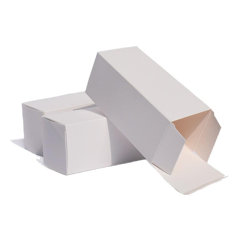 Geschlechtsneutrale weiße Kartonbox - Rechteckig, Blanko, Ideal für Farbdruck und Verpackung