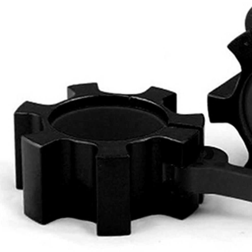 2PCS 50mm Barbell Collar Lock Aluminum Alloy Quick Release Locks Collar Clips for Fitness Training Bodybuilding Black
