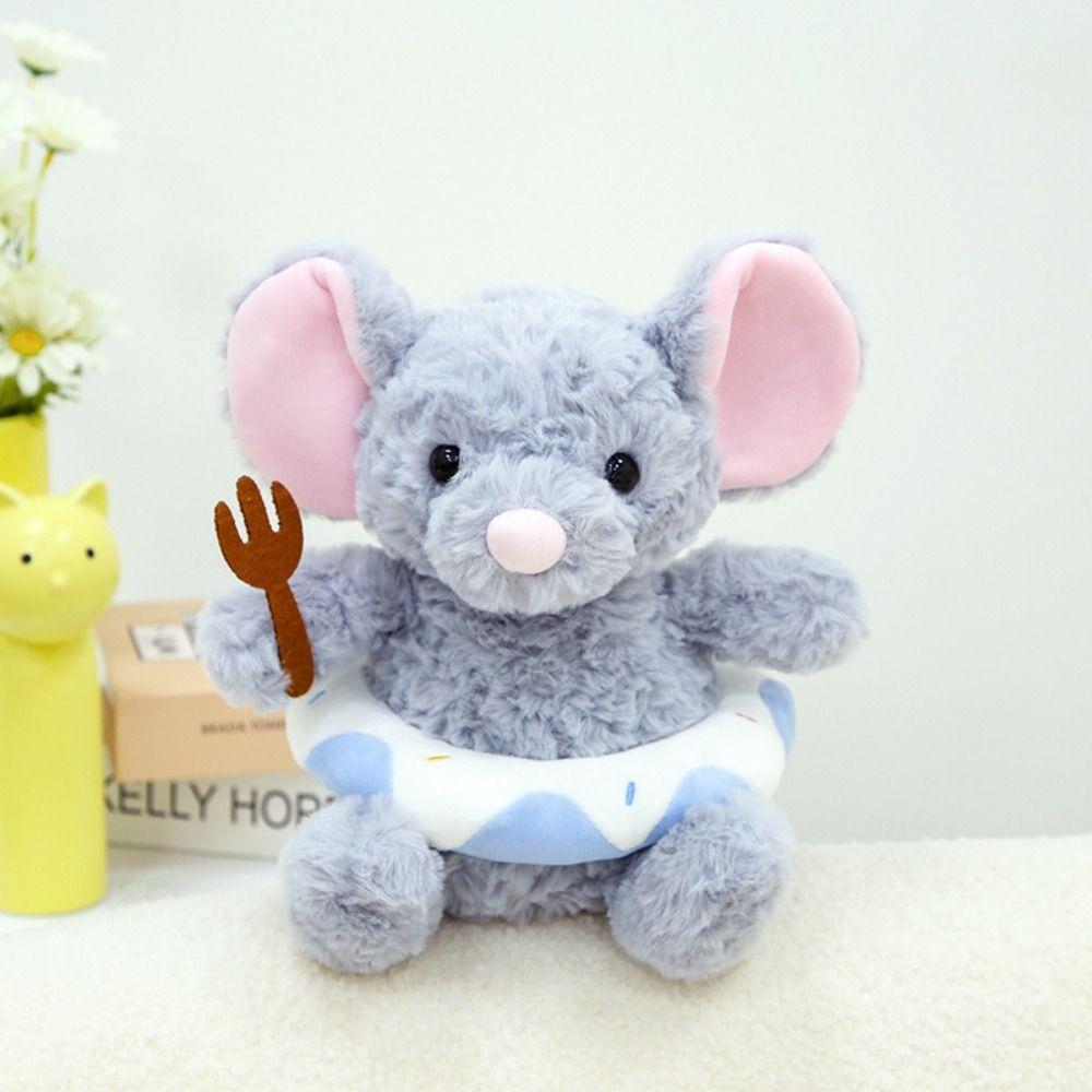 Fluffy Mouse Plush Toy PP Cotton Mouse Chef Stuffed Dolls  Birthday Parties