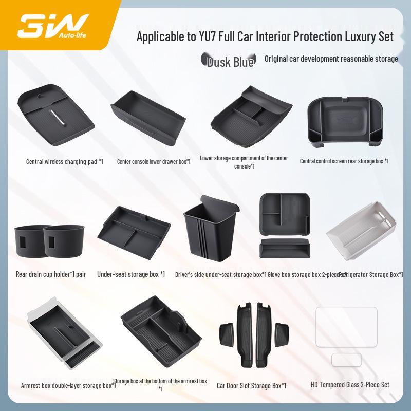 3W Xiaomi YU7/SU7/Ultra Center Console Armrest Storage Box