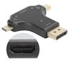 3 In 1 MultiFunction Adapter HD DP Mini DP To HDMI Converter for Laptop Accessories D63A