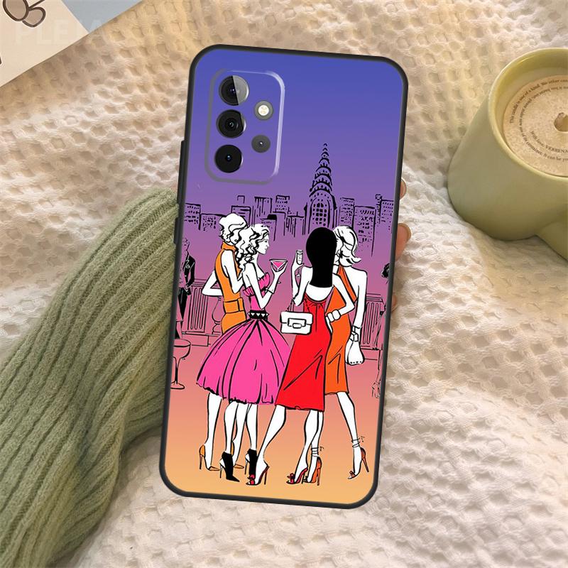 

Fashion Girl Case For Samsung Galaxy A15 A22 A52 A32 A54 A14 A16 A26 A36 A56 A55 A35 A05 A06 A53 A33 A13 Samsung A52