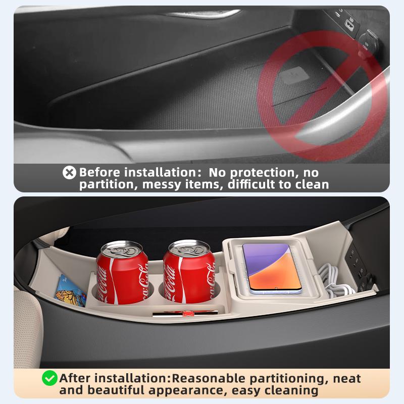 Suitable for Byd Dolphin 25 Intelligent Driving Center Control Lower Storage Box Storage Box Car Supplies Accessories