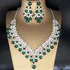 2025 Bridal Rhinestone Necklace & Earring Set: Elegant European-American Wedding Accessories