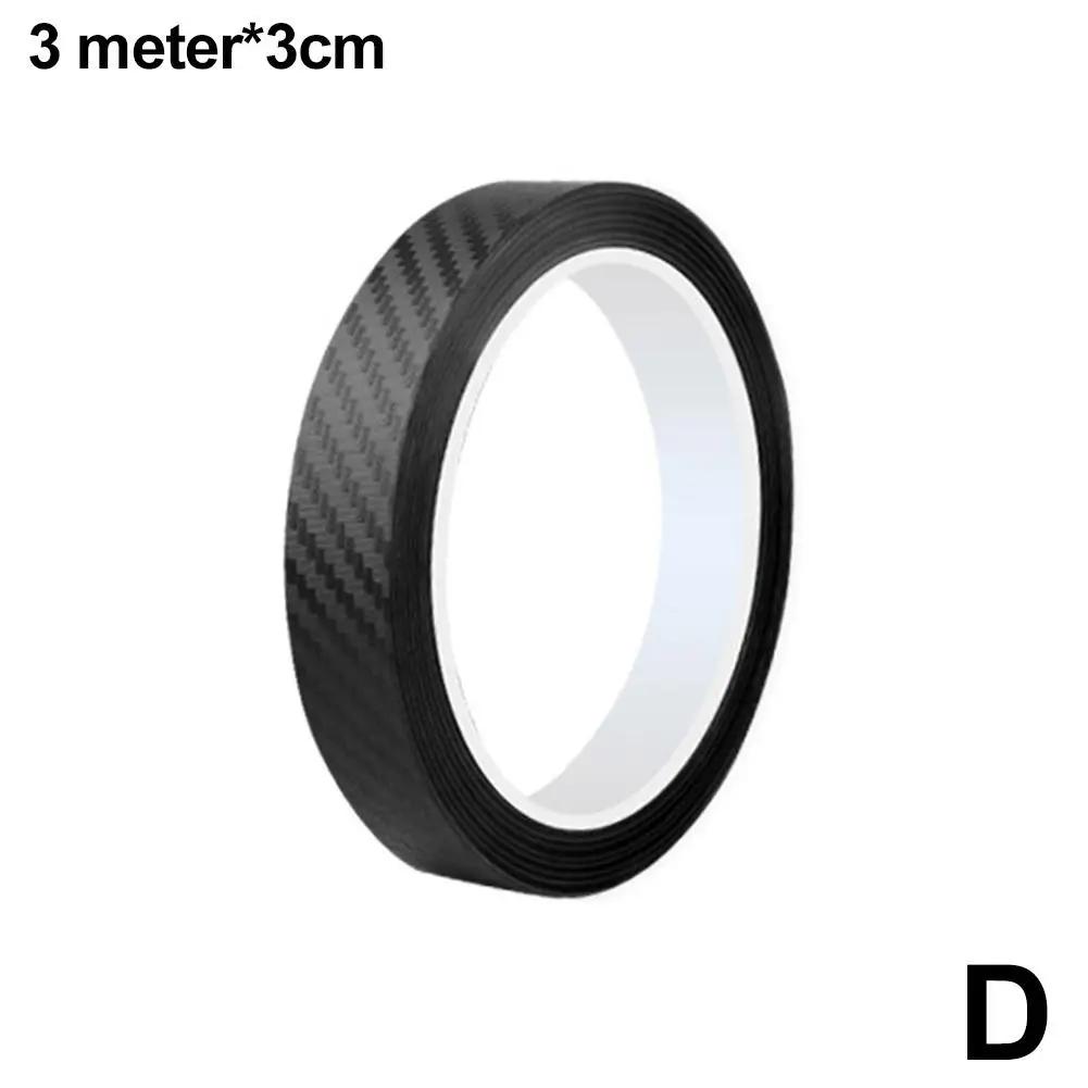 

Накладка на порог автомобиля из углеродного волокна, противоударная накладка, декоративная пленка для кузова, тип зерна, противоударная наклейка общего назначения C R7P0