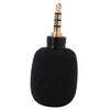 Minimikrofon bærbar 3,5 mm jackplugg for mobiltelefon (Fire polet)