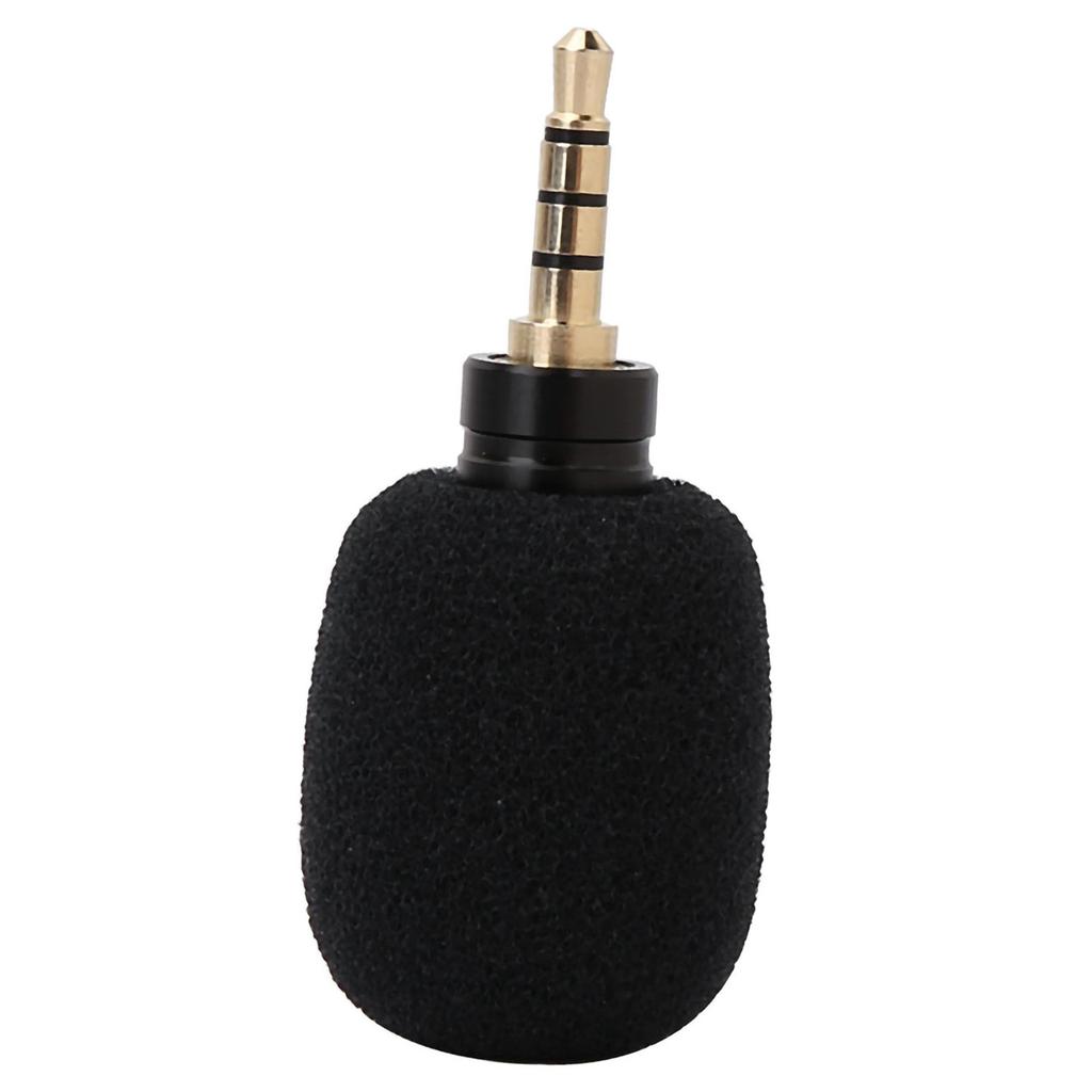 Minimikrofon bærbar 3,5 mm jackplugg for mobiltelefon (Fire polet)