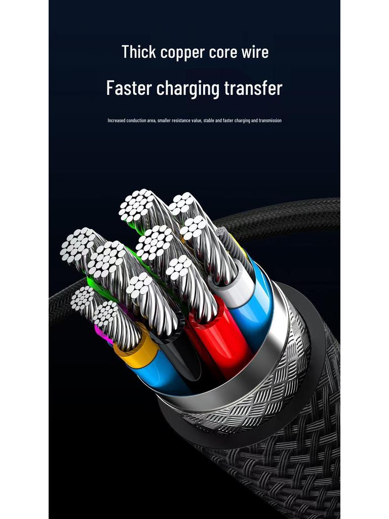 PD240W Multifunctional Thunderbolt 4 Dual USB-C Cable - High-Speed Data Transfer & Fast Charging